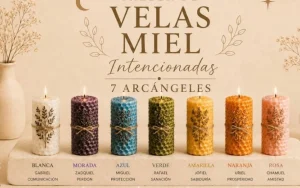 Velas miel intencionadas 7 arcángeles