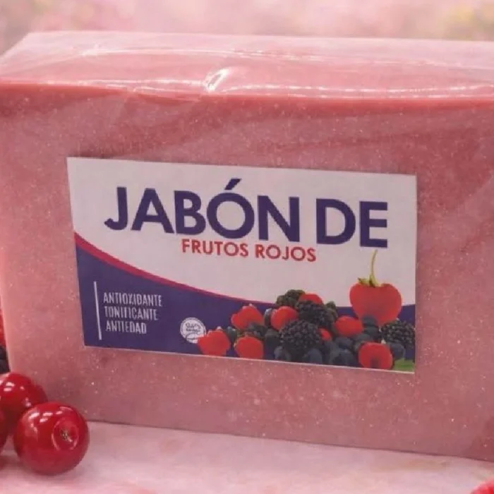 jabon de frutos rojos